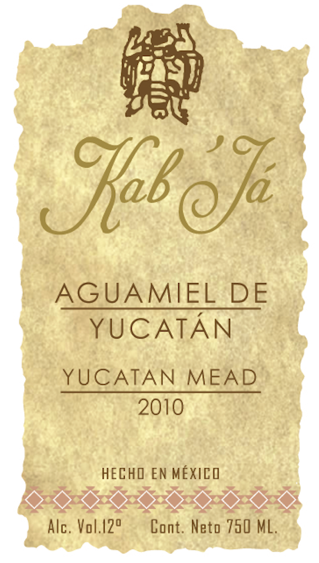 Kab Ja Aguamiel de Yucatan Mexico etiqueta agave blue marketing